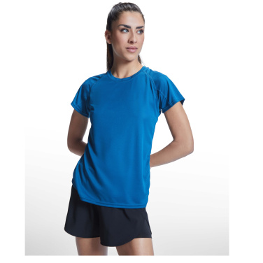 Logo trade promotional merchandise photo of: Bahrain short sleeve women's sports t-shirt