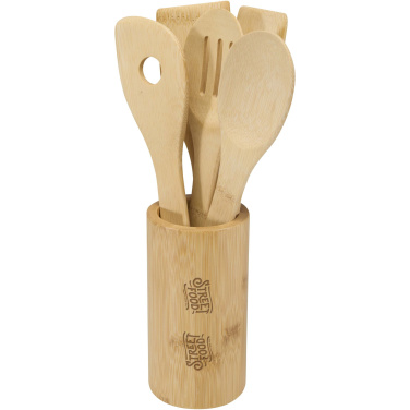 Logo trade promotional gift photo of: Tala bamboo kitchen tool set