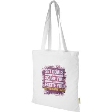 Logotrade advertising product picture of: Odisha 140 g/m² OCS organic tote bag 7L