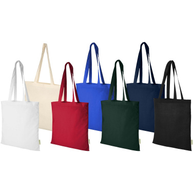 Logo trade promotional merchandise picture of: Odisha 140 g/m² OCS organic tote bag 7L