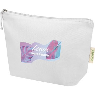 Logotrade advertising product picture of: Odisha 180 g/m² OCS organic toiletry bag 1L