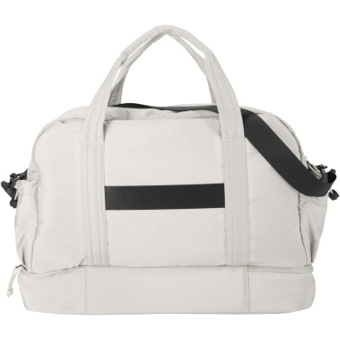 Logotrade promotional item picture of: Puffer GRS recycled duffel bag with insulated bottom 30L