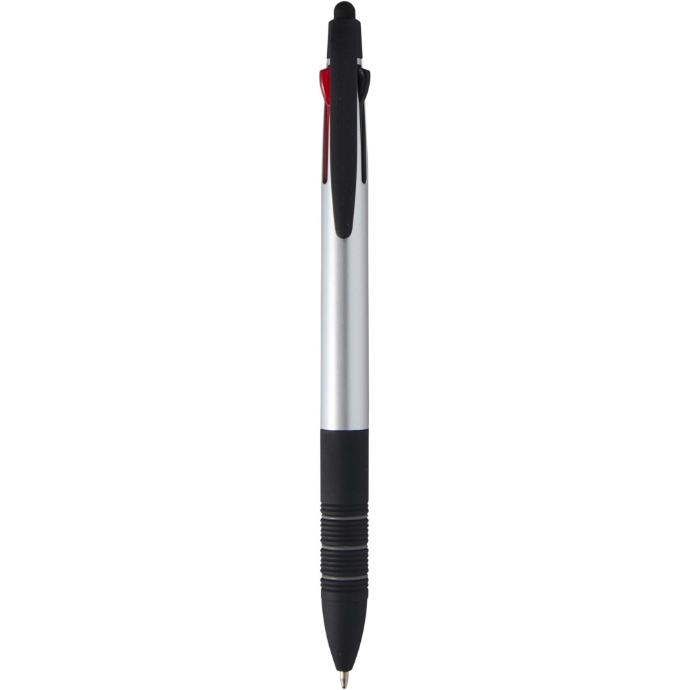 Logotrade promotional product image of: Trine 3-ink RCS recycled ballpoint pen with stylus