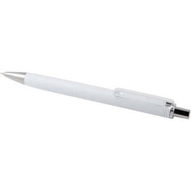 Logo trade promotional products image of: Feld RCS recycled ballpoint pen with metallic finish (black ink)