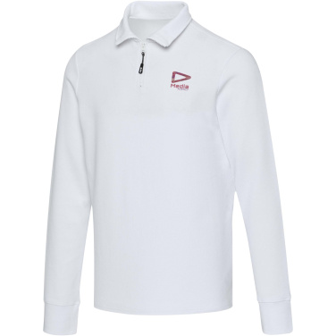 Logotrade promotional gift picture of: Zeus long sleeve unisex half zip polo