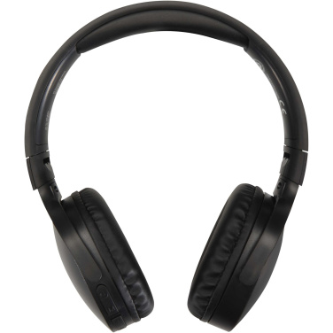 Logo trade promotional item photo of: Ancha recycled plastic over-ear wireless Bluetooth® headset