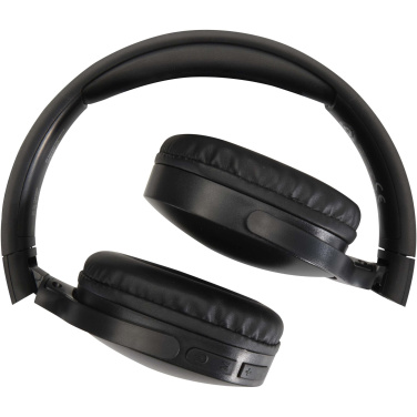 Logo trade promotional gifts picture of: Ancha recycled plastic over-ear wireless Bluetooth® headset