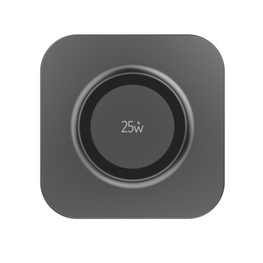 Logo trade advertising products picture of: Quantum ultra-fast 25W magnetic wireless charging pad