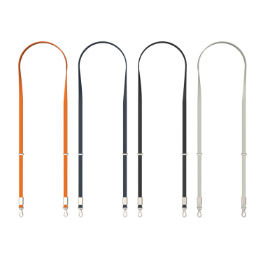 Logotrade promotional merchandise picture of: Nivo RCS recycled PET Crossbody lanyard