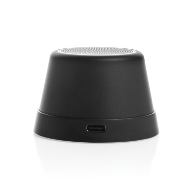 Logo trade promotional merchandise photo of: Nivio RCS recycled aluminum magnetic 5W Speaker