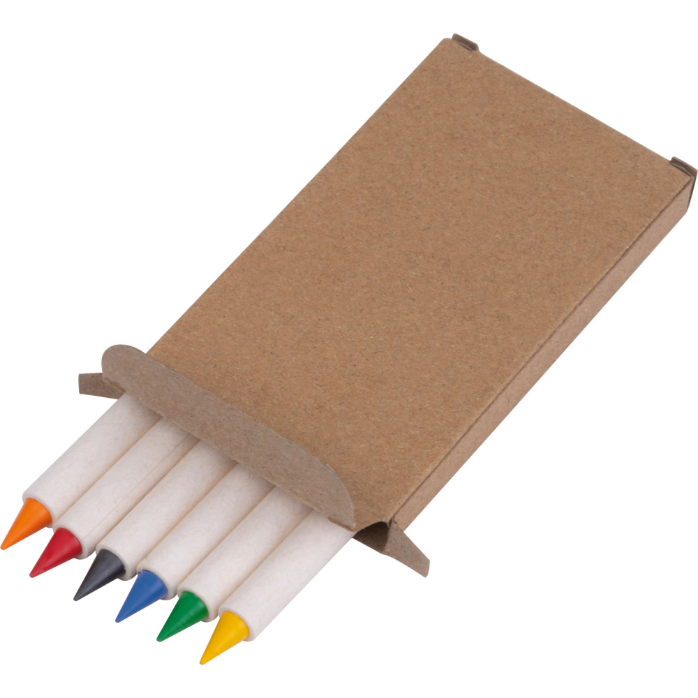 Logo trade corporate gifts picture of: Infinity Set of Wax Crayons KINGSTON