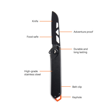 Logo trade promotional merchandise photo of: Nordic Drift Adventure Folding knife