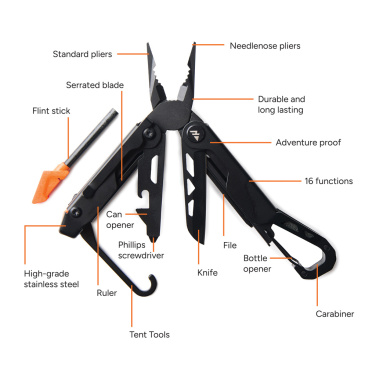 Logotrade corporate gifts photo of: Nordic Drift Adventure Multi-function Pliers