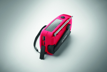 Logotrade promotional product image of: Portable radio SOS with LED torch