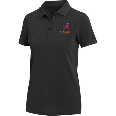 Logo trade promotional products image of: Calgary 200 g/m2 washed women's polo
