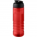 H2O Active® Eco Treble 750 ml keeratava kaanega spordipudel, Punane / Täismust