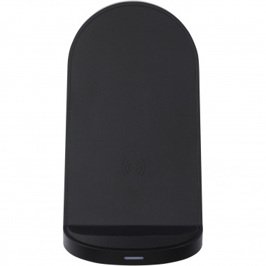 Logo trade meene pilt: Loop 15W kahe mähisega RCS taaskasutatud plastist juhtmevaba laadimisalus