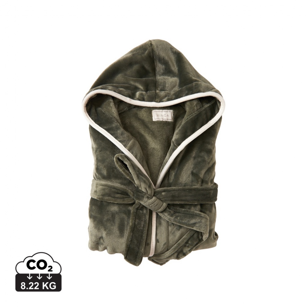 Logotrade firmakingituse foto: VINGA Louis luksuslik plüüsist hommikumantel, suurus L-XL