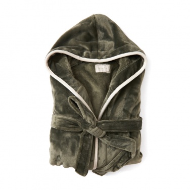 Logotrade meene foto: VINGA Louis luksuslik plüüsist hommikumantel, suurus L-XL