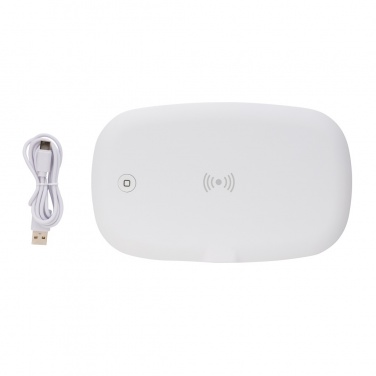 Logo trade reklaamkingituse pilt: UV-C steriliseerimiskarp 5 W juhtmevaba laadijaga