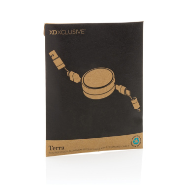 Logo trade ärikingi pilt: Terra RCS taaskasutatud alumiiniumist sissetõmmatav 6-ühes kaabel