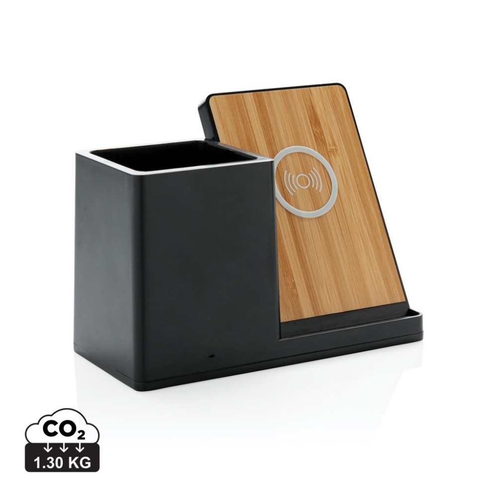 Logo trade ärikingituse pilt: Ontario RCS taaskasutatud plastist 10 W juhtmevaba laadija