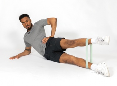 Logotrade reklaamtoote foto: 4tk elastsed fitness-rihmad kotis