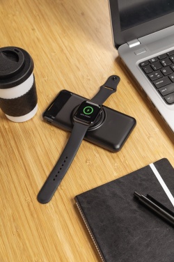 Logo trade firmakingituse pilt: 10 000 mah juhtmevaba akupank koos kellalaadijaga