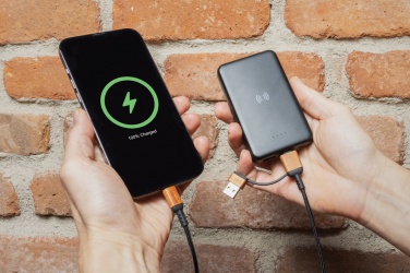 Logotrade reklaamkingid pilt: RCS taaskasutatud plastist 5000 mAh 5W juhtmevaba akupank