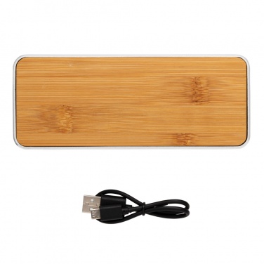 Logotrade reklaamkingituse foto: Nevada Bamboo 3W juhtmevaba kõlar