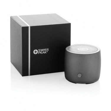 Logotrade reklaamtoote foto: Swiss Peak RCS taaskasutatud alumiiniumist 3W bassikõlar