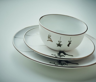 Logotrade firmakingituse foto: 4-osaline keraamiline lauaseade