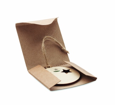 Logo trade reklaamkingid foto: Puidust jõulukuulike kuuseseemnetega