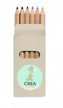 Logotrade reklaamkingid pilt: Karbis 6 värvilist pliiatsit