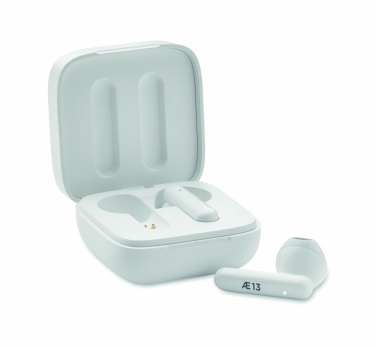 Logotrade reklaamkingituse foto: TWS kõrvaklapid päikeselaadijaga