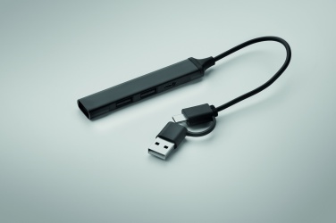 Logotrade reklaamkingid pilt: USB 4 pordiga jaotur 19 cm