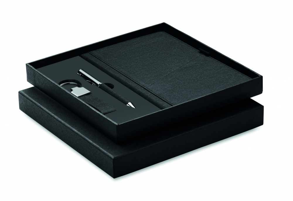 Logo trade firmakingid foto: 3-osaline kinkekomplekt karbis