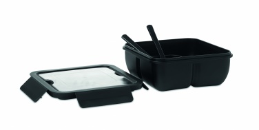 Logo trade reklaamkingituse pilt: Lõunakarp koos söögiriistadega 600ml