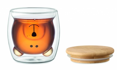 Logotrade firmakingituse foto: Kaheseinaline borosilikaatkruus