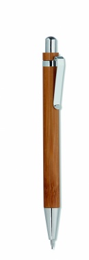 Logotrade firmakingi foto: Bambusest kirjutusvahendite komplekt