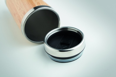 Logotrade reklaamtooted pilt: Topeltseintega bambusest termostass 430ml