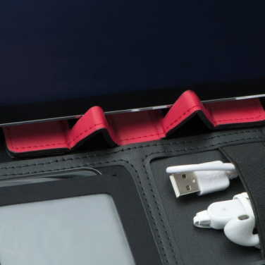 Logo trade reklaamkingi pilt: Portfolio A4 Milwaukee tugevdatud kunstnahast