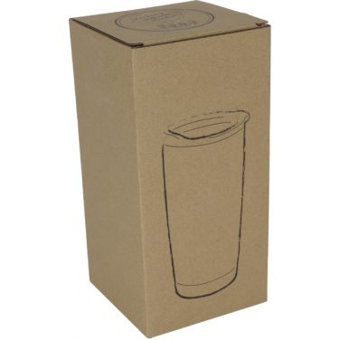 Logo trade reklaamkingituse pilt: Puidust välimusega roostevabast terasest kruus COSTA RICA 550 ml