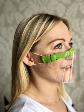 Logotrade reklaamkingid pilt: HESTIA näokaitse - läbipaistev mask suu ja nina jaoks 1452162