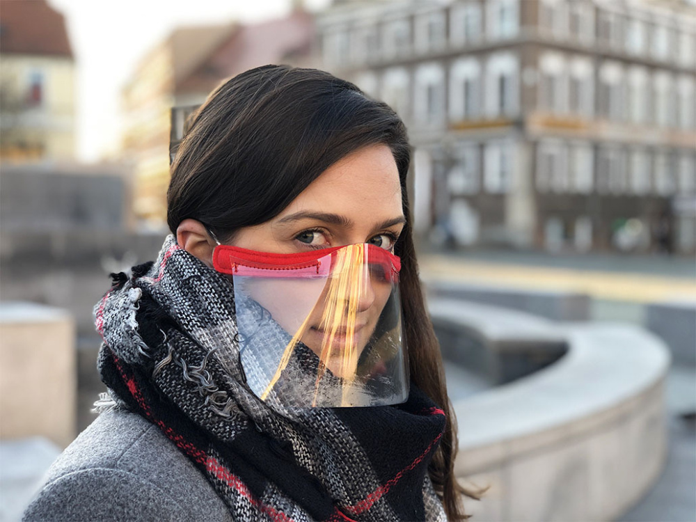 Logotrade meened pilt: KALIPSO näokaitse - läbipaistev mask suu ja nina jaoks 1447162