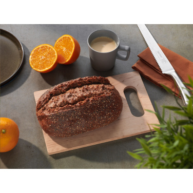 Logo trade meene pilt: Lepapuidust lõikelaud avatud käepidemega