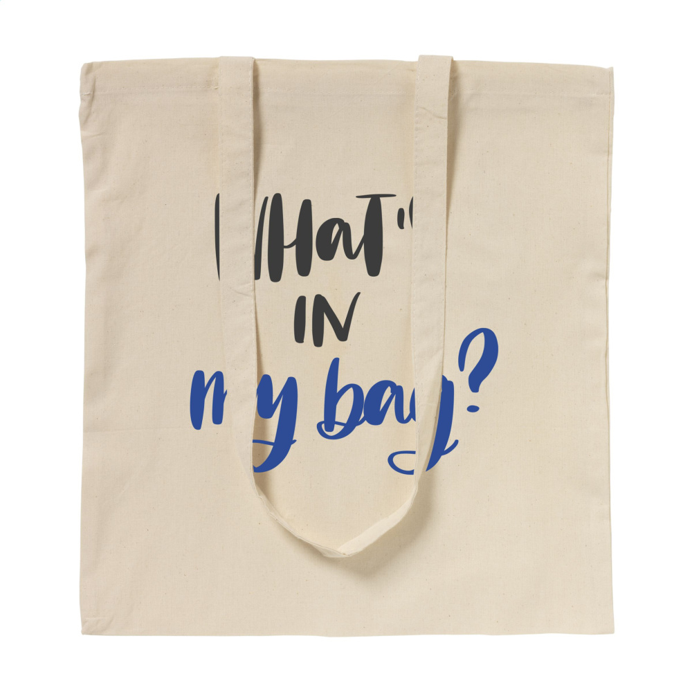 Logotrade ärikingid pilt: ShoppyBag (100 g/m²) pikkade sangadega puuvillane kott