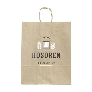 Logo trade reklaamkingi pilt: Leaf It Bag taaskasutatud murupaber (90 g/m²) M