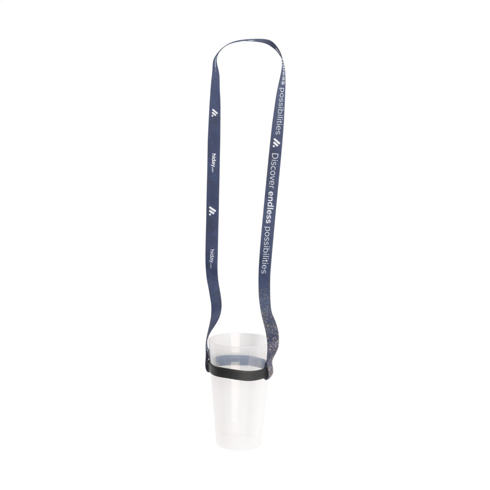 Logo trade firmakingi pilt: Sublimatsioontrükiga RPET 1,5 cm pael - topsihoidja