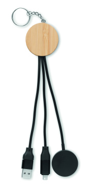 Logo trade ärikingituse pilt: BULE võtmehoidjaga 4in1 60 W kaabliga